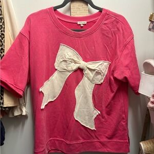 Jodifl T- Shirt with White Bow